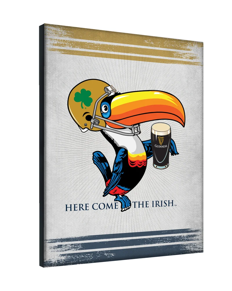 Guinness Notre Dame Toucan Canvas Wall Art