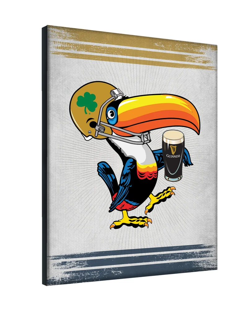 Guinness Notre Dame Toucan Canvas Wall Art