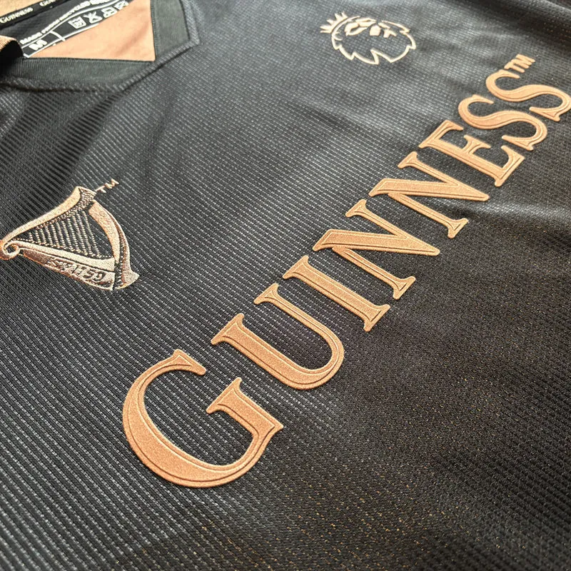 Guinness Black and Brown Premier League Football Top