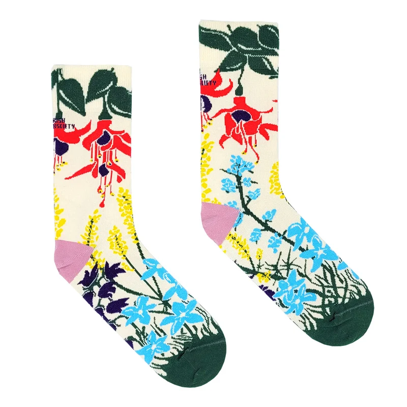 Irish Wildflower Socks