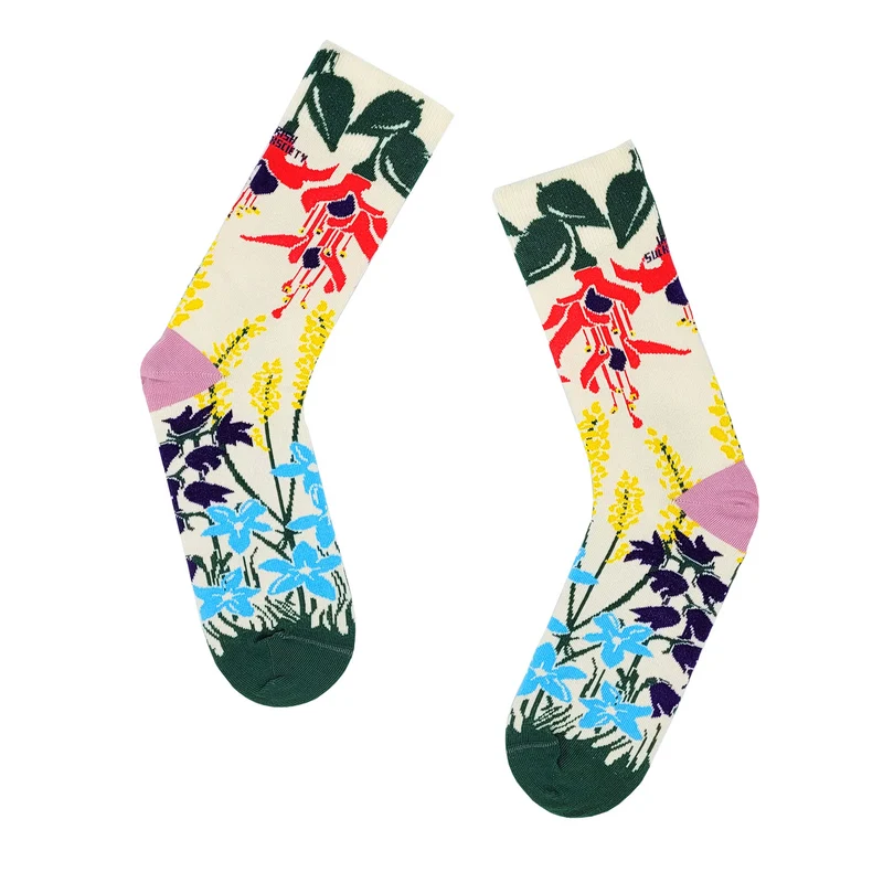 Irish Wildflower Socks