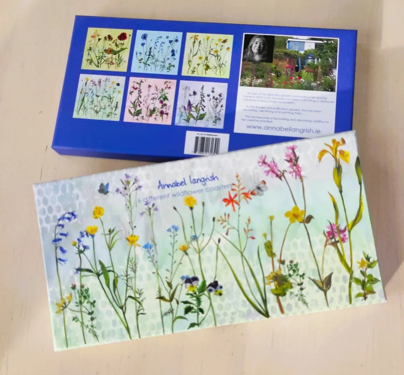 Wildflower Coaster Gift Box Set of 6