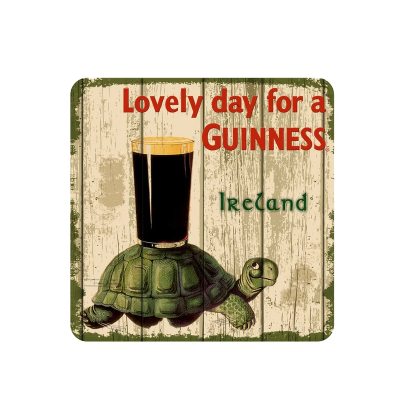 Guinness Nostalgic Coaster Set – 6 Pack Vintage Guinness Coasters