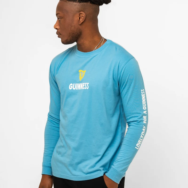 Guinness Summer Collection Lovely Day Longsleeve Tee - Blue