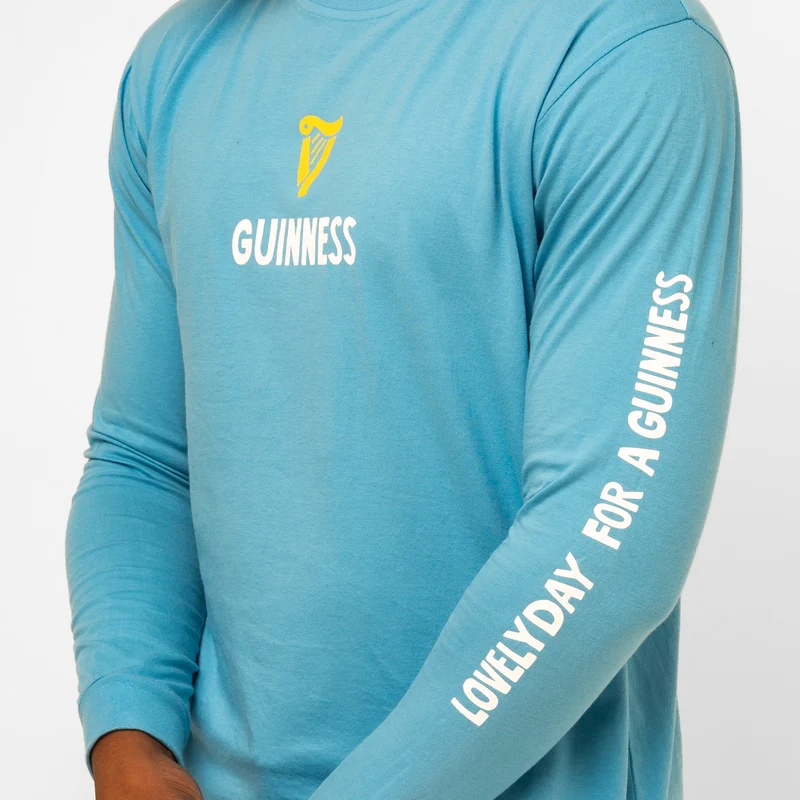 Guinness Summer Collection Lovely Day Longsleeve Tee - Blue
