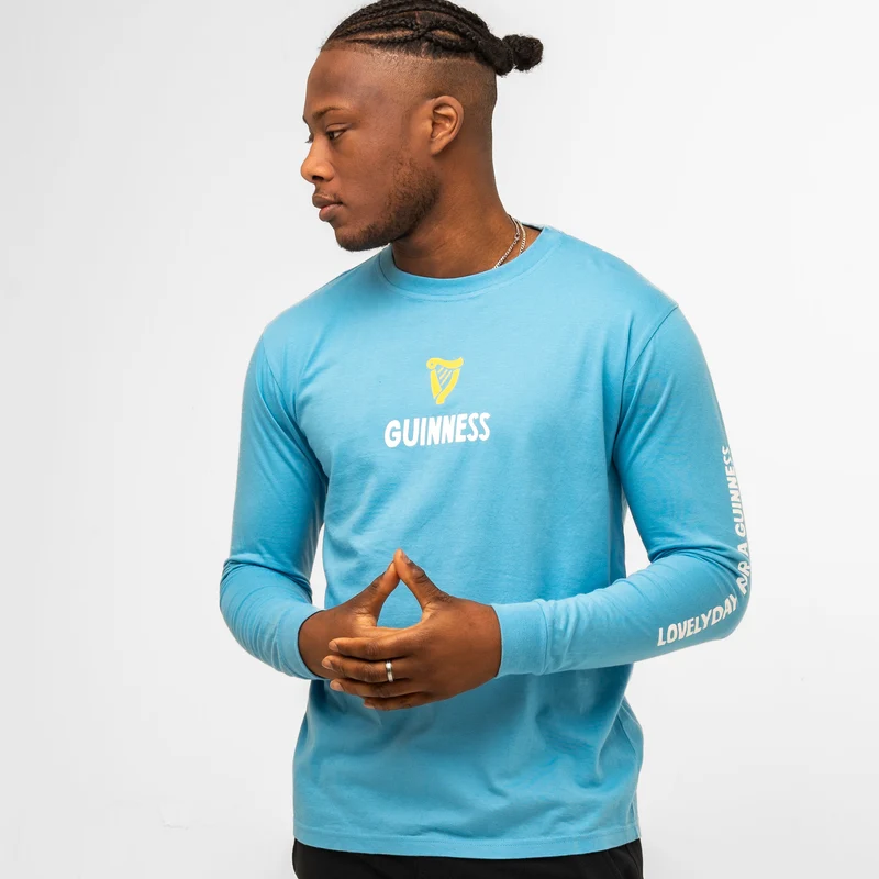 Guinness Summer Collection Lovely Day Longsleeve Tee - Blue