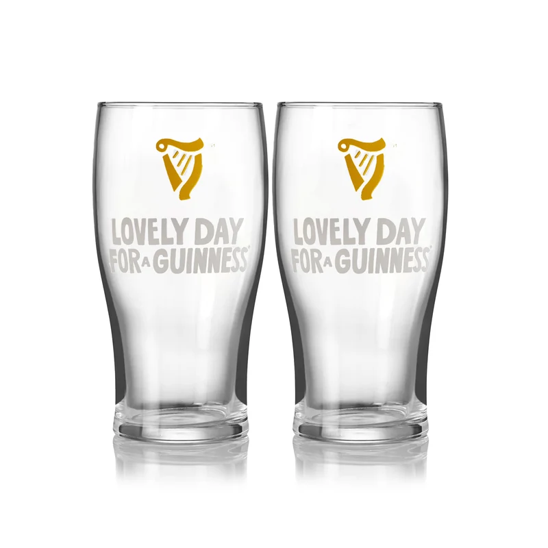 Guinness Summer Collection Lovely Day Pint Glass - 2 Pack