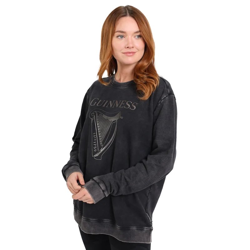 Guinness Embossed Print Trademark Sweater