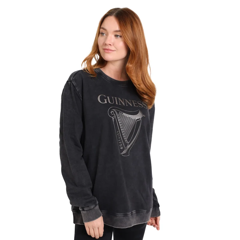 Guinness Embossed Print Trademark Sweater