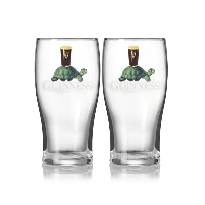 Guinness Gilroy Tortoise Pint Glass - 2 Pack