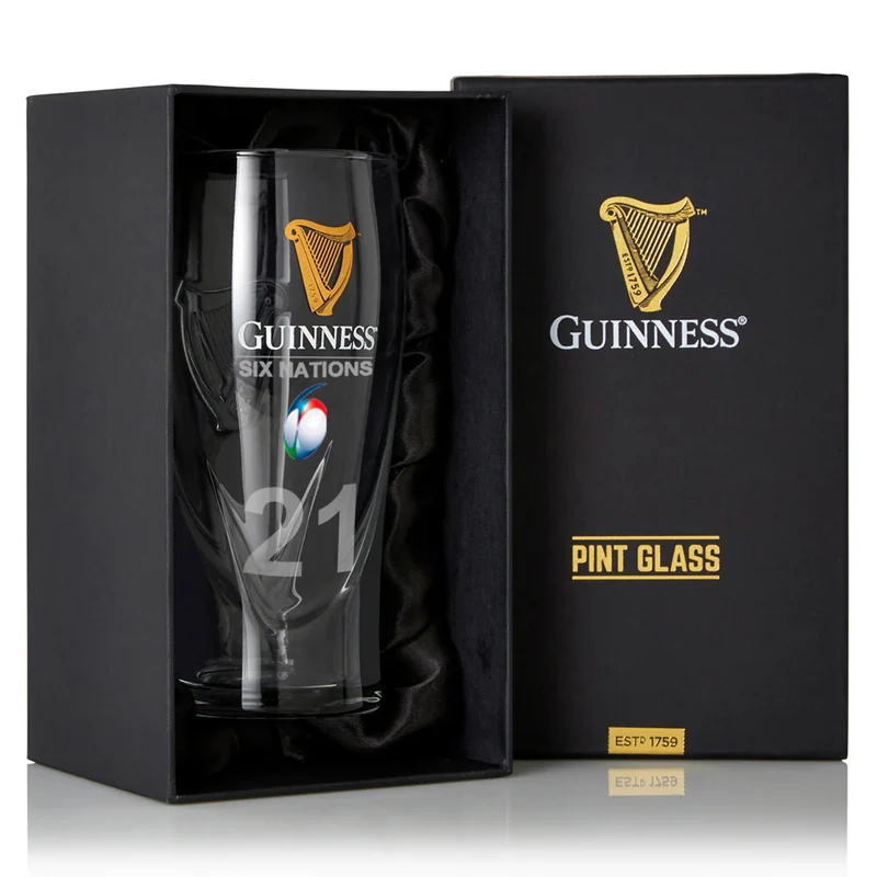 Guinness Six Nations Pint Glass