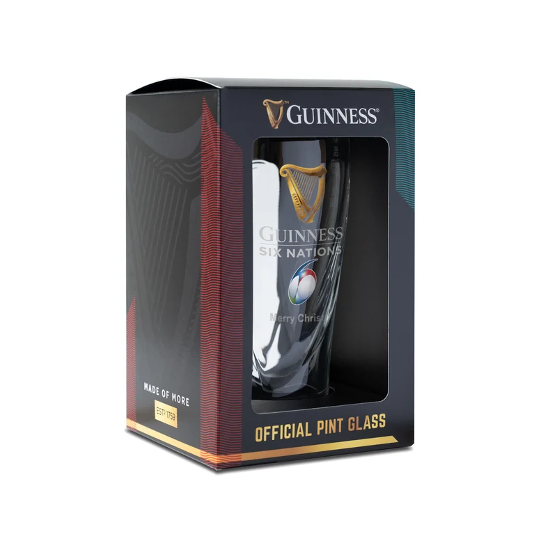 Guinness Six Nations Pint Glass
