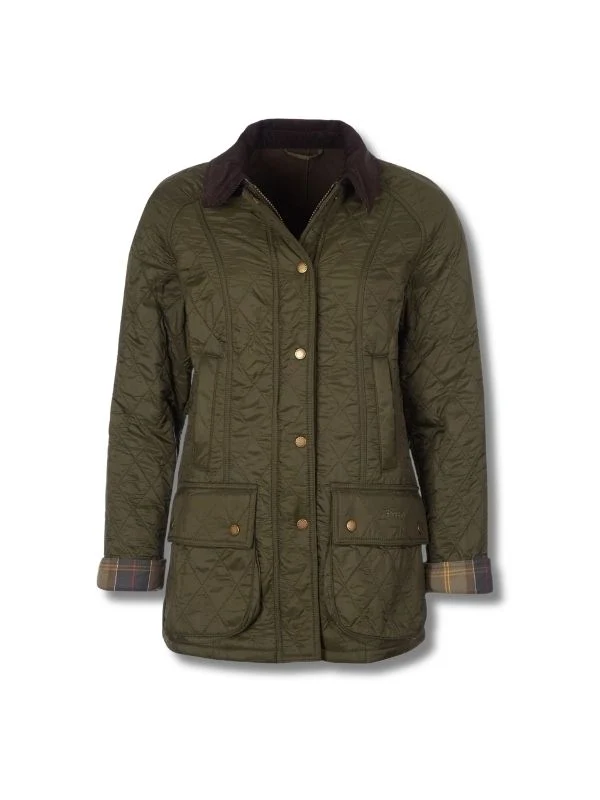 Barbour Women Beadnell Polarquilt Jacket Olive