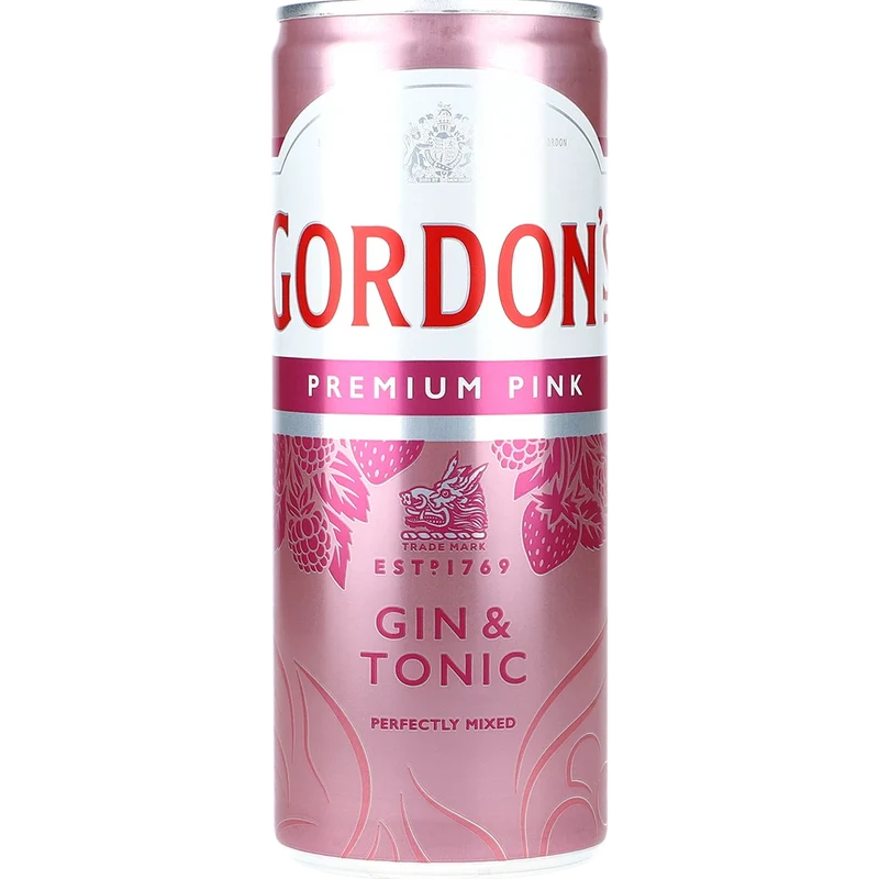 Gordon's Premix Pink Gin & Tonic 10% 0,25L DS zzgl. DPG Pfand