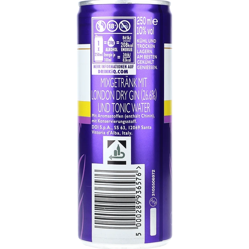 Gordon's Premix Gin & Tonic 10% 0,25L DS zzgl. DPG Pfand