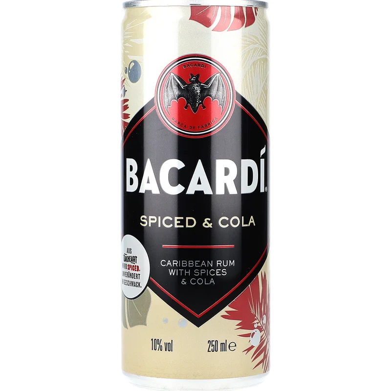 Bacardi Spiced & Cola 10% 0,25L DS zzgl. DPG Pfand
