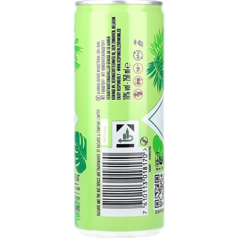Bacardi Mojito 10% 0,25L zzgl. DPG Pfand