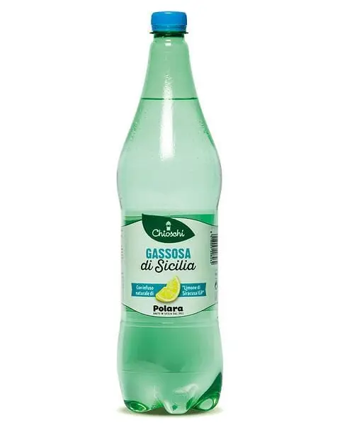 Gassosa con Infuso naturale di limone IGP di Siracusa, confezione da 6 Bottiglie da 0,95 Lt