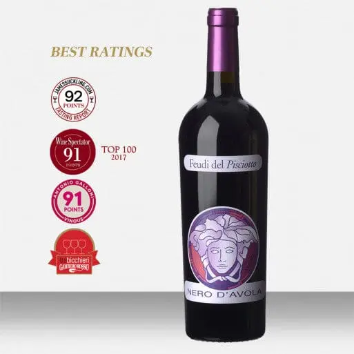 VERSACE NERO D'AVOLA , Feudi del Pisciotto 75 cl