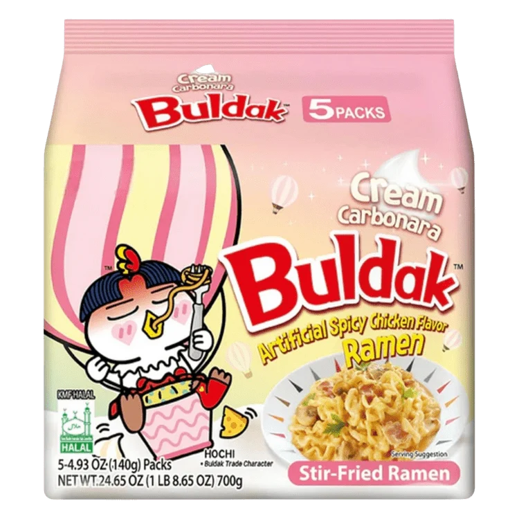 SAMYANG Buldak Ramen Cream Carbonara 5x140G