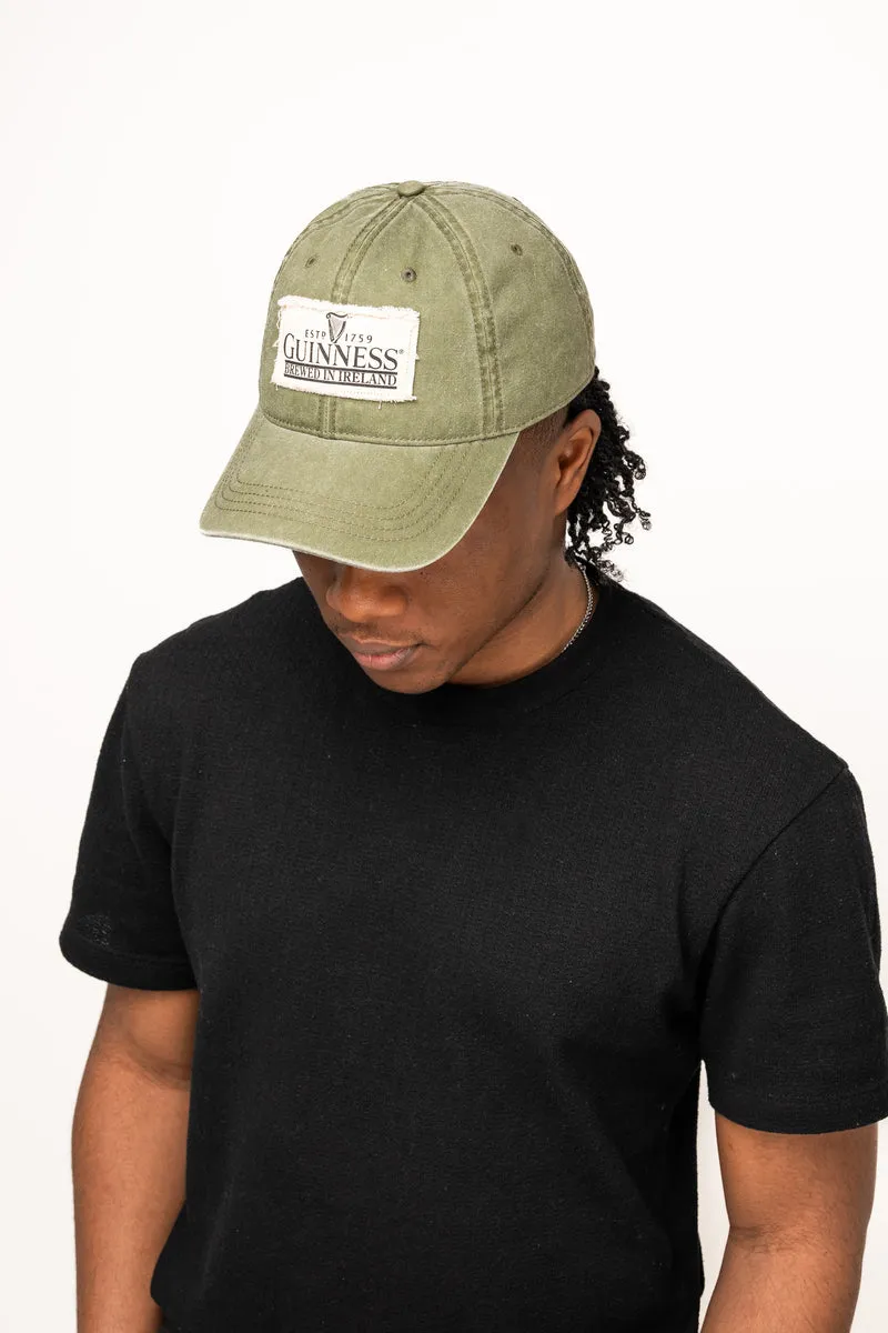 Guinness Olive Green Patch Cap