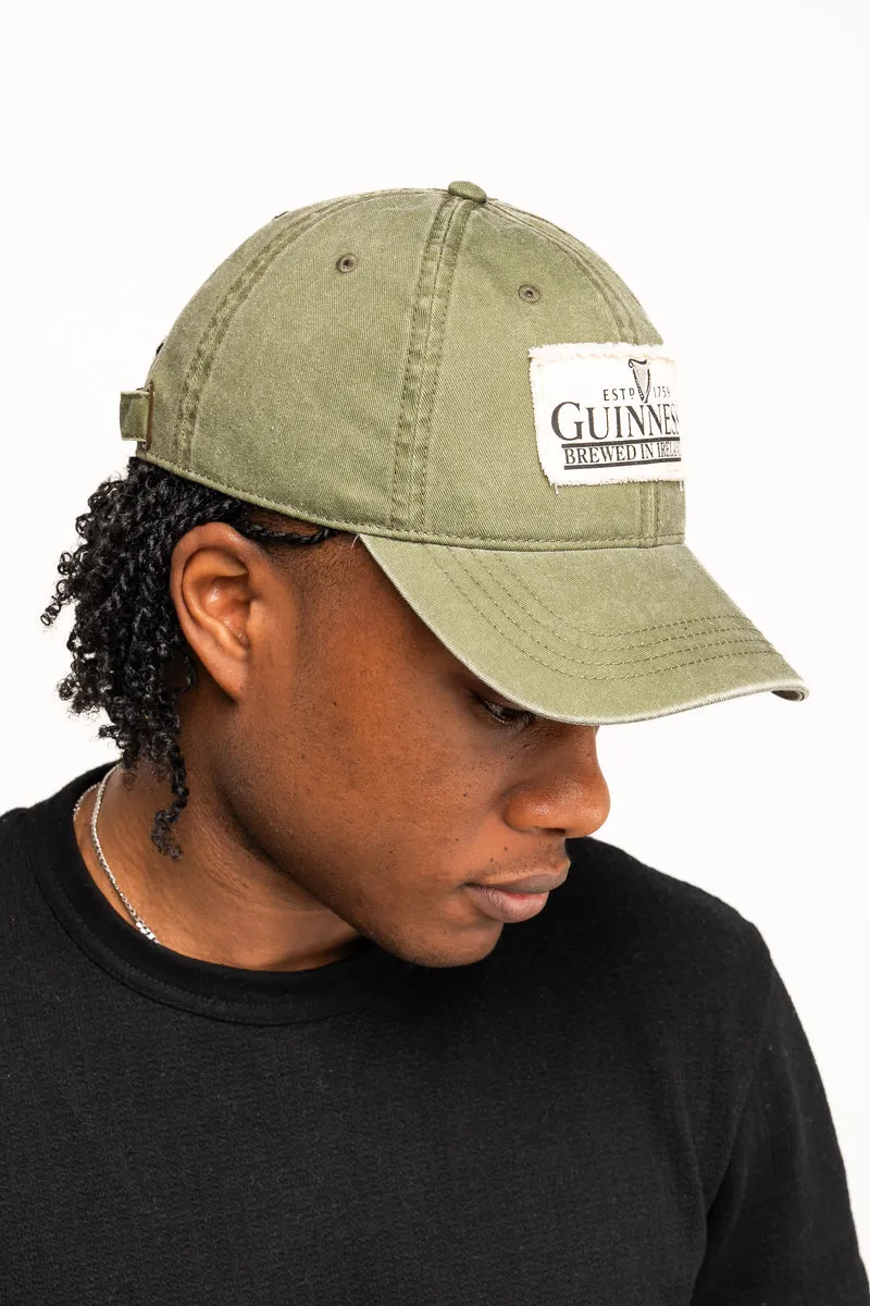 Guinness Olive Green Patch Cap