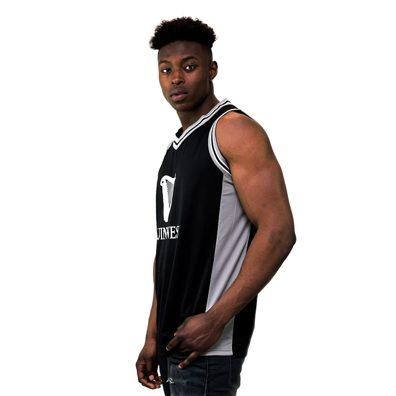 Guinness Black & Grey Basketball Jersey
