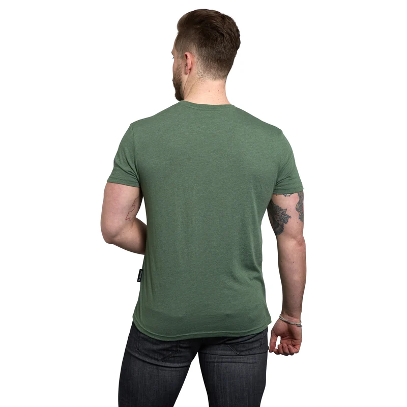 Guinness Green Distressed Label Tee