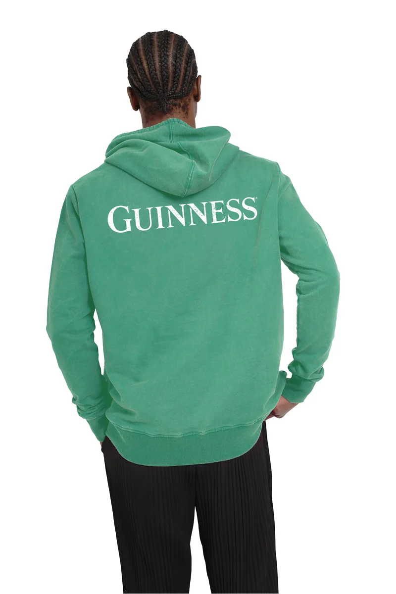 Guinness Evolution Harp Hoodie - Green
