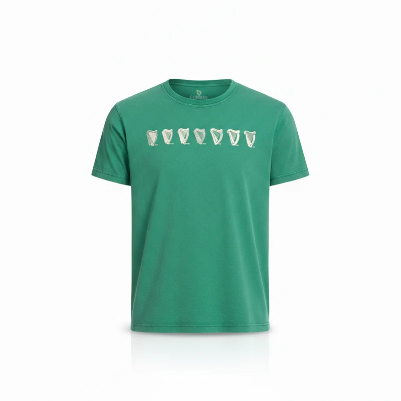 Green Evolution Harp Premium Tee