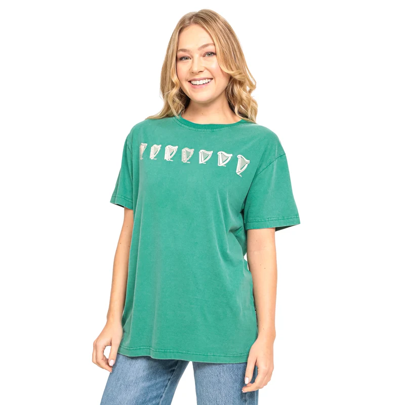 Green Evolution Harp Premium Tee
