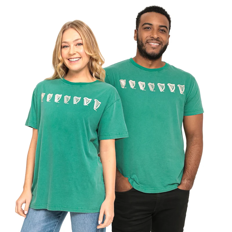 Green Evolution Harp Premium Tee