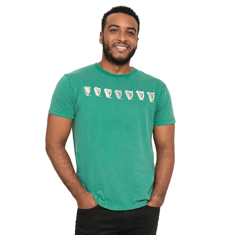 Green Evolution Harp Premium Tee