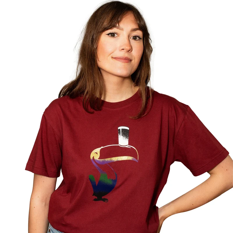 Guinness Liquid Toucan Tee - Red