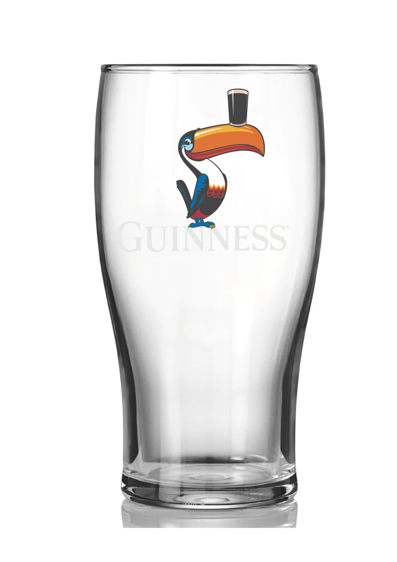 Guinness Toucan Pint Glass Twin Pack