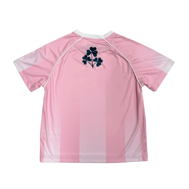 Lansdowne Ireland Pink Stripe Kids Performance Top