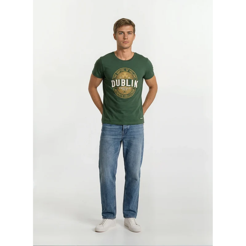 Capital Dublin Forest Green Unisex T-Shirt