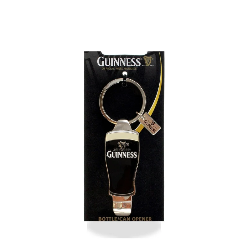 Guinness Keyring Bottle & Can Opener – Official Metal Keychain
