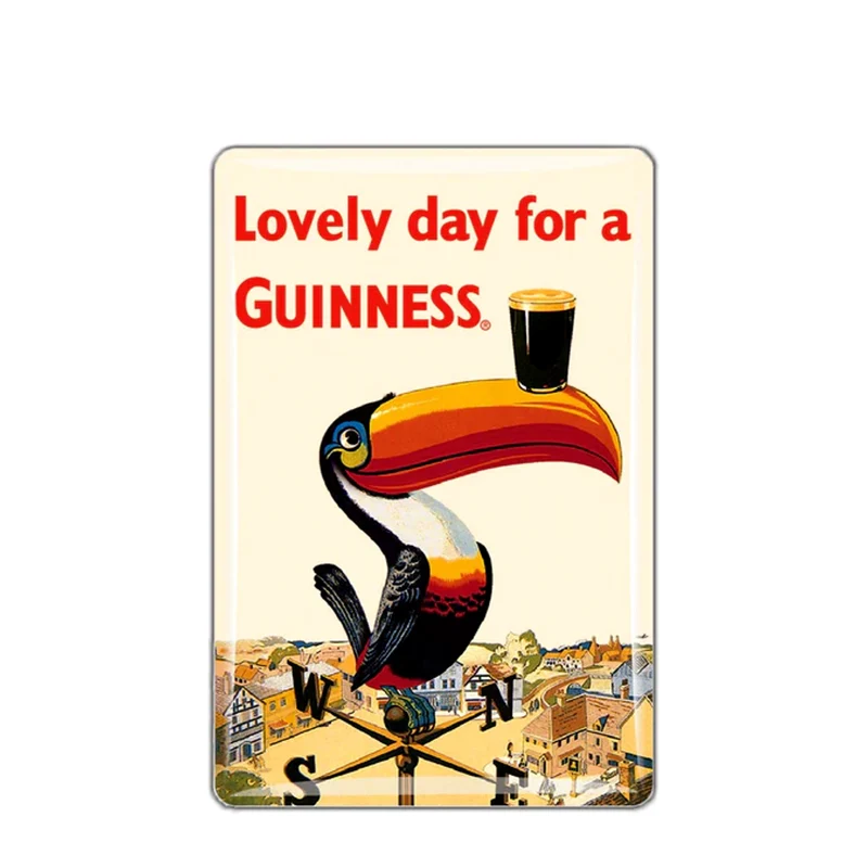 Guinness Vintage Fridge Magnet – Official Guinness Collectible Magnet Designs