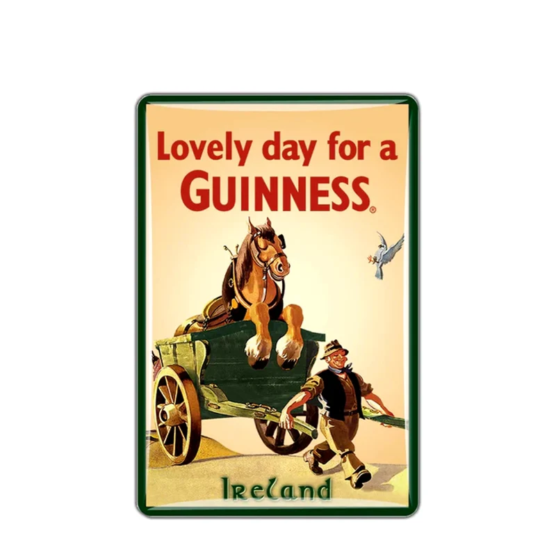 Guinness Vintage Fridge Magnet – Official Guinness Collectible Magnet Designs