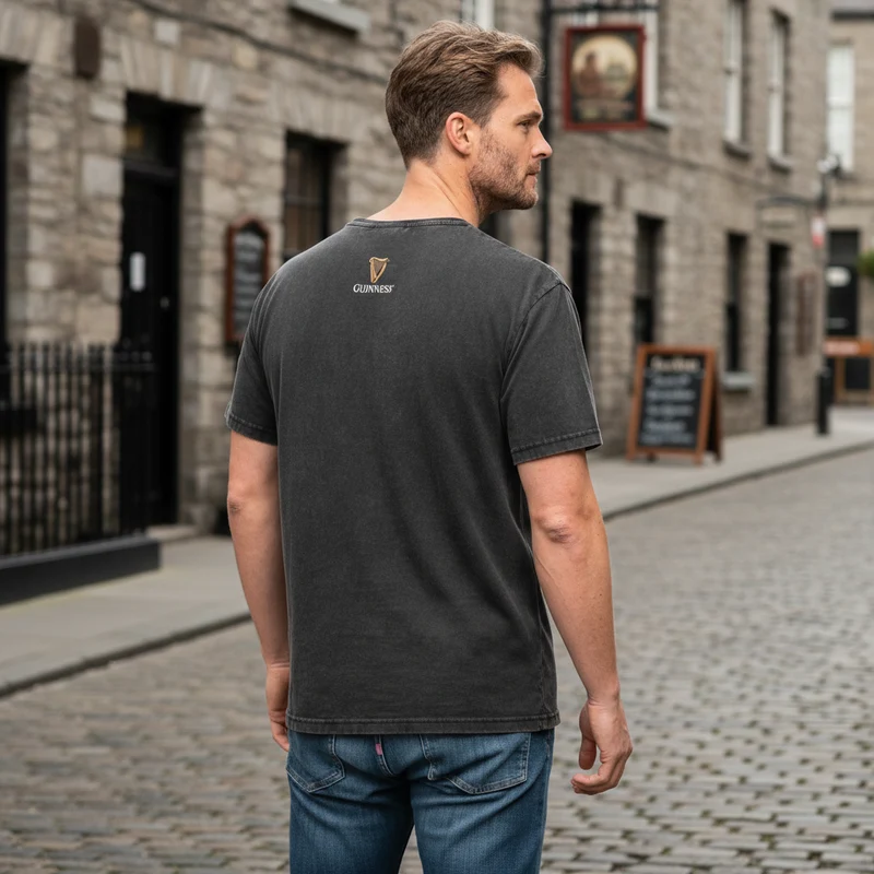 Black Evolution Harp Premium Tee