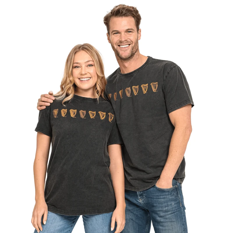 Black Evolution Harp Premium Tee