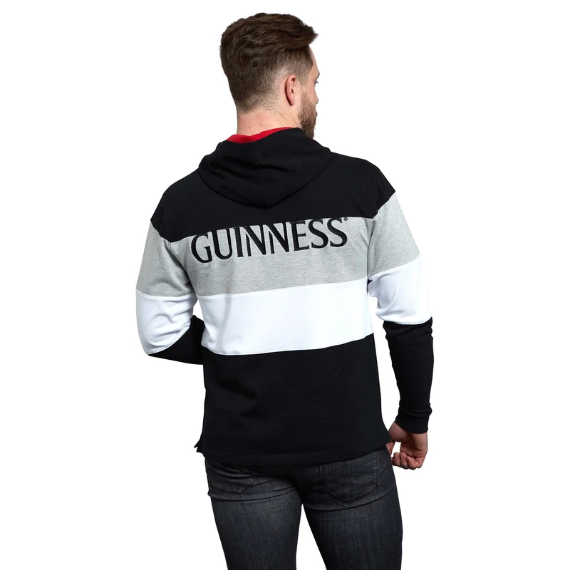 Guinness Black & Red Toucan Hooded Rugby