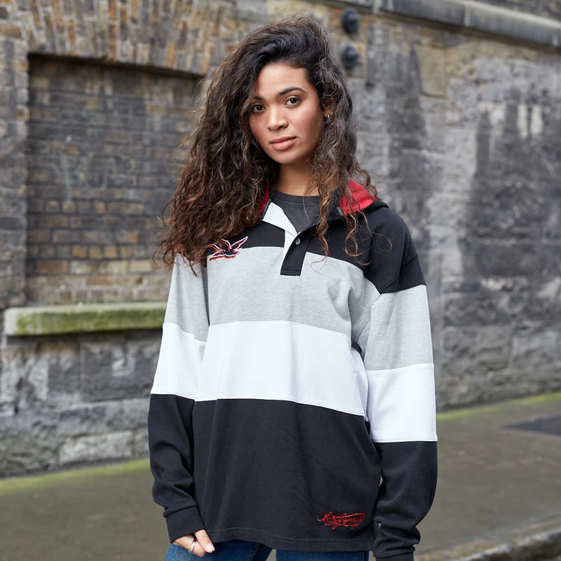Guinness Black & Red Toucan Hooded Rugby