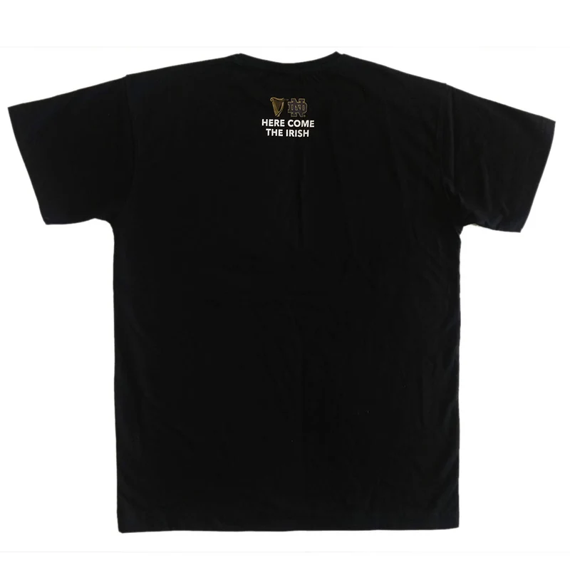 Guinness Notre Dame Helmet T-Shirt Black