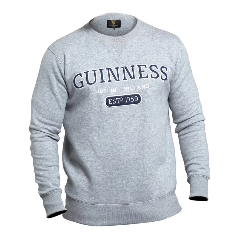 Guinness Grey Crew Neck Sweatshirt