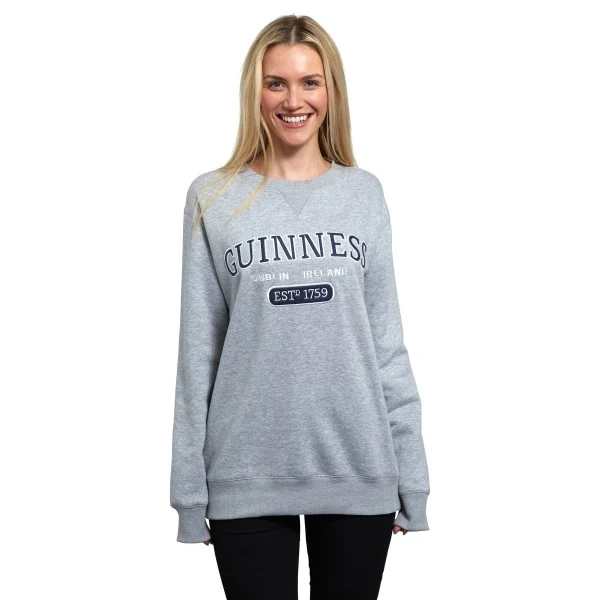 Guinness Grey Crew Neck Sweatshirt