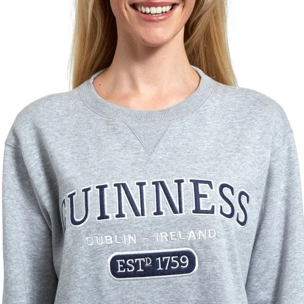 Guinness Grey Crew Neck Sweatshirt