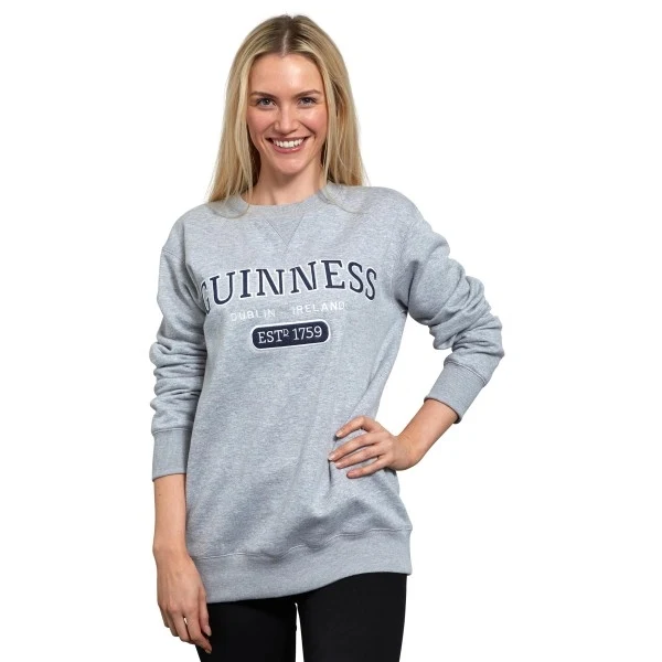 Guinness Grey Crew Neck Sweatshirt