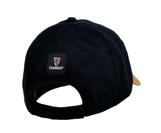 Guinness Black & Caramel Cap with Leather Patch